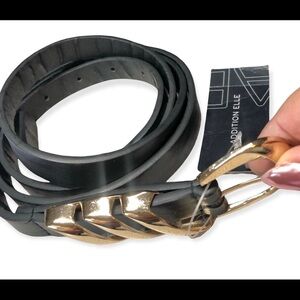 👛🖤Black belt plus size -3x